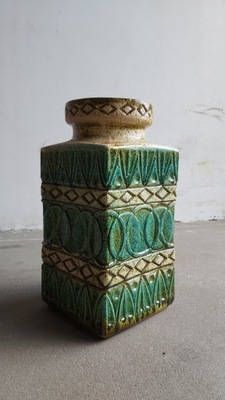 Duży ceramiczny wazon Bay. Lata 60