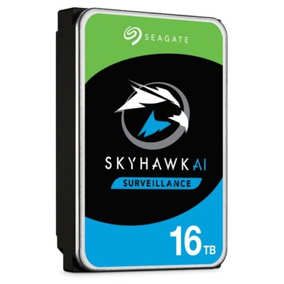 SEAGATE Surveillance AI Skyhawk 16TB HDD SATA 6Gb/s 256MB cache 8.9cm 3.5in
