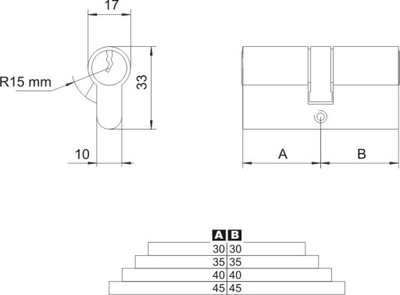 WKŁADKA SYMETRYCZNA NIKIEL 30/30