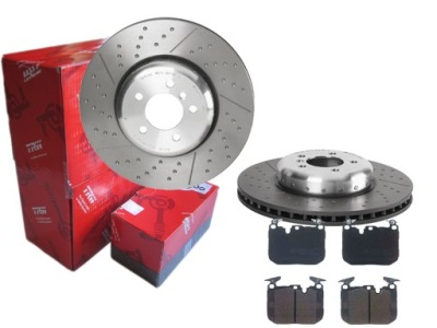 Гальмівні диски гальмівні колодки trw перед bmw 4 f32 f33 gc f36 370mm фото №1