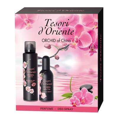 TESORI ZESTAW perfum+dezodorant China Orchid