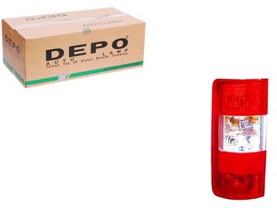 DEPO LAMP REAR L (COLOR SIDE BLINKER BIALY, WHEEL  