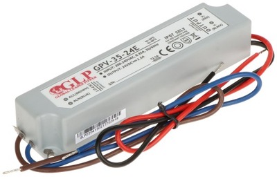 Zasilacz GLP LED 24 V 1,5 A IP67 36 W GPV-35-24E