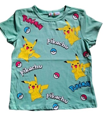 Koszulka T-shirt pokemon Pikachu rozmiar 98/104