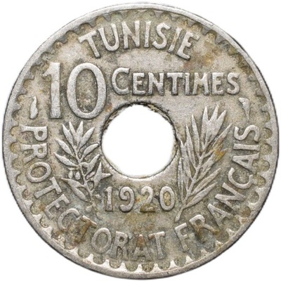 Tunezja 10 centymów 1920