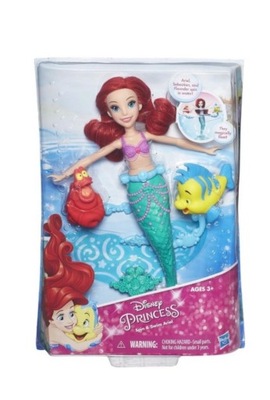 Hasbro Księżniczki Disneya Pływająca Ariel ze zwierzakami B5308