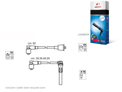 JANMOR ПРОВОДИ ЗАПАЛЕННЯ 7214 300728 LS74190 DRL1