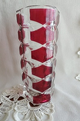 Śliczny wazon kryształ