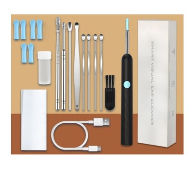 EAR SPOON EAR CLEANING KIT PORTABLE EAR OTOSCOPE