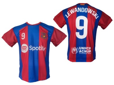 koszulka LEWANDOWSKI t-shirt BARCELONA SK r 152