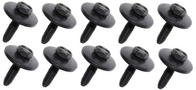 Болт m6 бамперов renault kangoo i laguna ii x10 фото №1