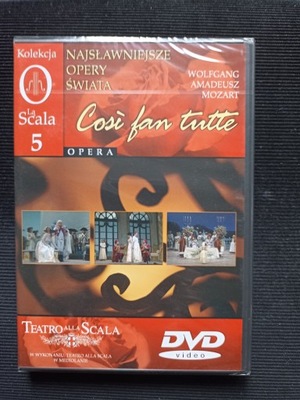 Kolekcja La Scala 5 Cosi fan Tutte DVD Nowa Folia