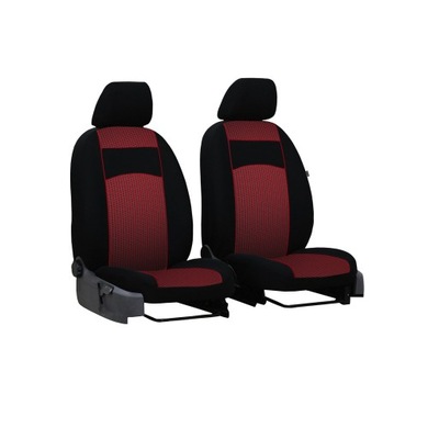 FORRO UNIVERSALES VIP PARTE DELANTERA 1+1 ROJA PARA RENAULT MEGANE II  