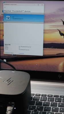 Stacja dokująca HP THUNDERBOLT DOCK 150W G2 zasilacz przewód 230V oryginał