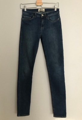 ACNE jeansy rurki skinny XS/S 25/34