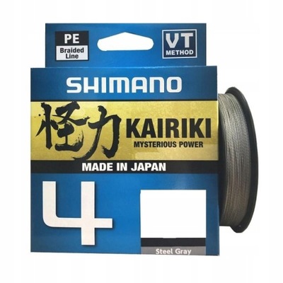 Shimano Kairiki 4 0,19mm 11,6kg 150m Steel Gray