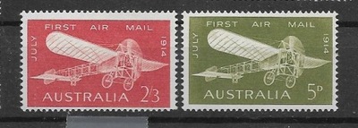 Australia xx S124 samolot lotnictwo MNH