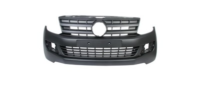 Vw amarok 2010-2017 бампер передний чёрный фото №1