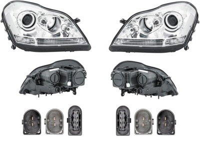 Фара mercedes gl klasa x164 06- hella l+p фото №1