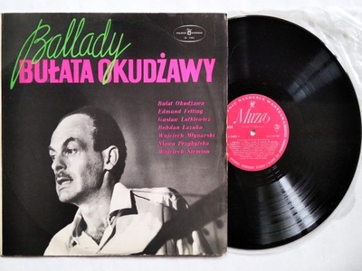 LP: Ballady Bułata Okudżawy - 1975 - Młynarski Łazuka Przybylska - NM