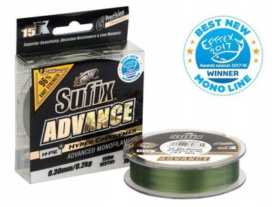 Żyłka Sufix ADVANCE Lo Vis Green 0,18 mm x 150 m