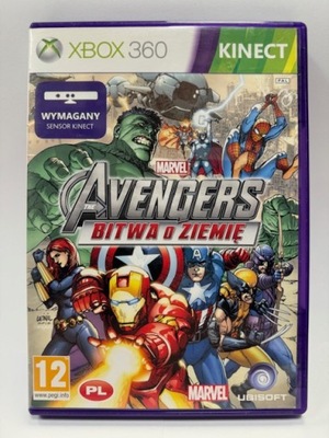 KINECT GRA Marvel Avengers Bitwa o Ziemię PL Xbox360 PŁYTA LUSTRO GWARANCJA