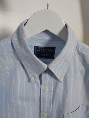 CHARLES TYRWHITT koszula 100% bawełna M Button Down