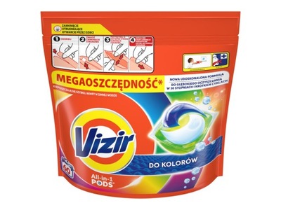 Kapsułki do prania VIZIR All In 1 Pods Color 60 szt.