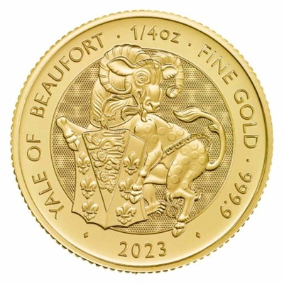 Yale Tudor Beasts 1/4 uncji złota 2023