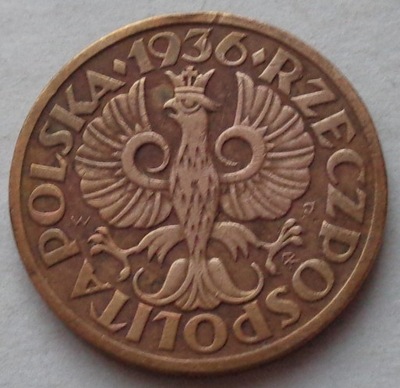 POLSKA - II RP - 1 GROSZ - 1936