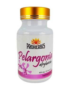 Pelargonia 60 kapsułek 400mg PROHERBIS