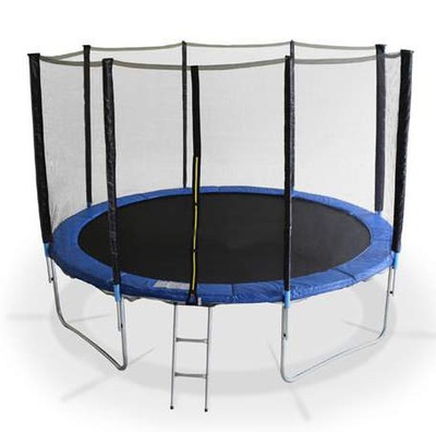 TRAMPOLINA OGRODOWA MOCNA STAL HARTOWANA SOLIDNA