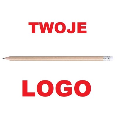 Ołówek z Twoim Logo lub Napisem 100szt