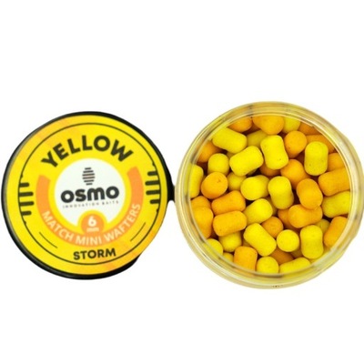 OSMO MINI WAFTERS MATCH YELLOW STORM 6MM