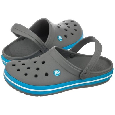 Buty Klapki Crocs Crocband Chorcoal 11016 Szare