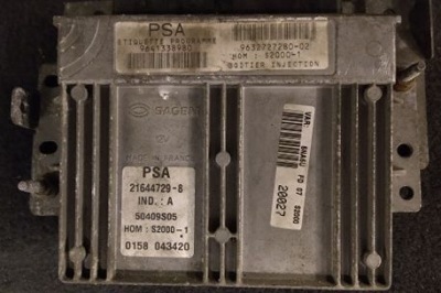 Xsara picasso 1.8 2000 бортовой компьютер блок управления двигателя фото №1