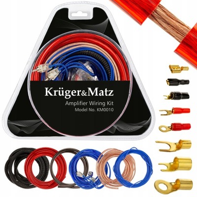 Zestaw kabli do wzmacniacza Kruger&Matz KM0010