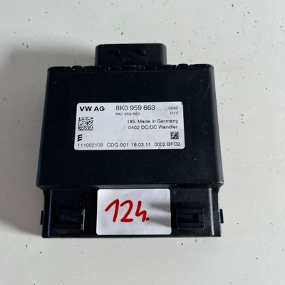 Модуль блок управления распределитель напряжения audi a4 s4 b8 8k0959663 фото №1