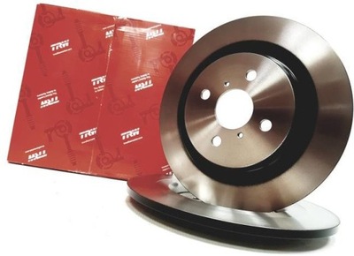 TRW DISCOS DE FRENADO PARTE TRASERA DAIHATSU CHARADE  