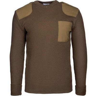 Sweter Oficerski Wełna 528/MON KHAKI 088-094/170