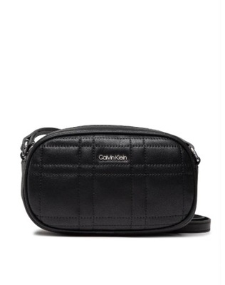 CALVIN KLEIN czarna torebka damska z defektem logo CK Touch Camera Bag