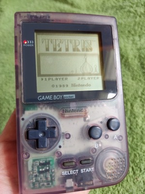 Nintendo Game Boy Pocket Clear Purple