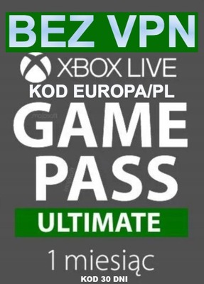 XBOX GAME PASS ULTIMATE 30 DNI - BEZ VPN - TANIO!