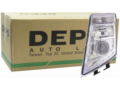 Лампа фара левый depo 773-1134l-ldhe1 фото №1