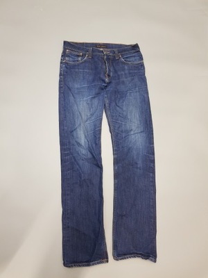 NUDIE JEANS męskie spodnie jeansy 36/36 pas 88