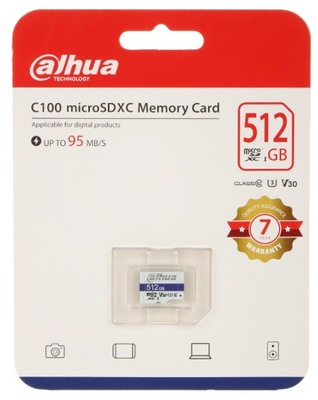 KARTA PAMIĘCI TF-C100/512GB microSD UHS-I, SDXC 512 GB DAHUA