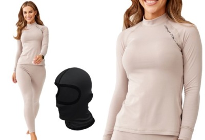 DAMSKA BIELIZNA TERMICZNA SZYBKOSCHNĄCA CIEPŁA NA NARTY ODDYCHAJĄCA