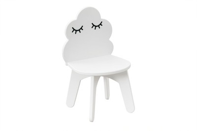 Krzesełko ,krzesełko dla dziecka -CHMURKA Białe