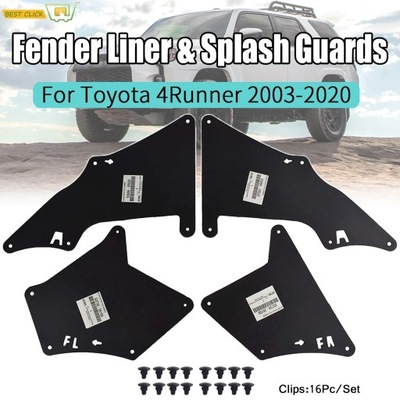Mud Flaps Splash Shield For Toyota 4Runner 2003-2020 Splash Guards M~57215 фото