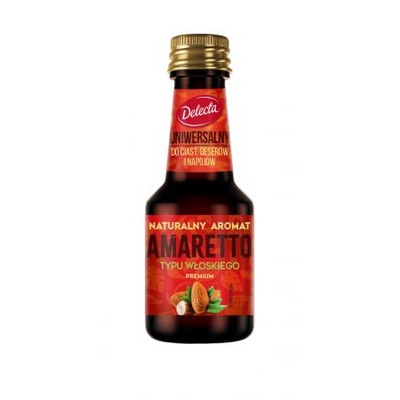 Delecta Premium Amaretto naturalny aromat 30 ml